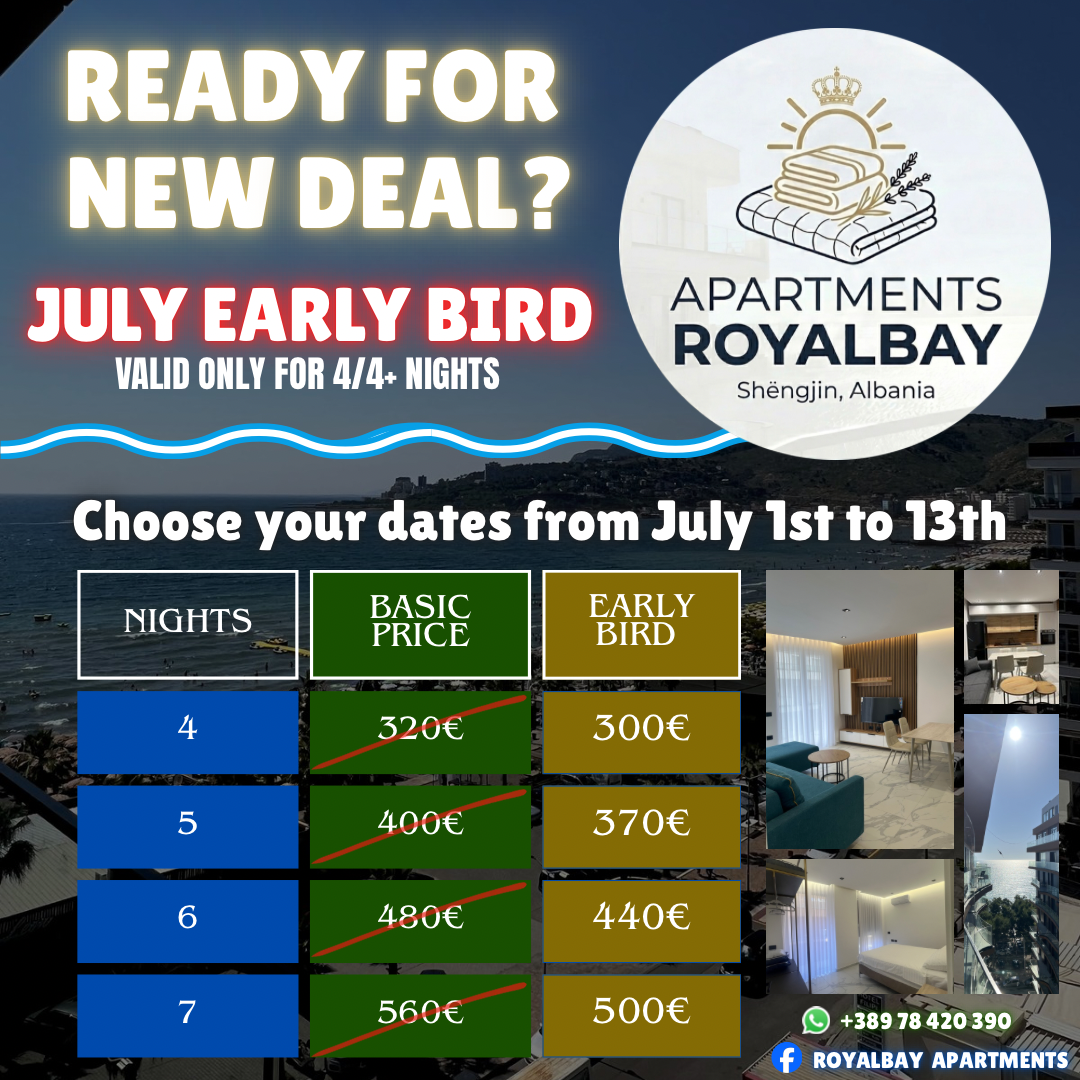 July Early Bird — RoyalBay Apartments